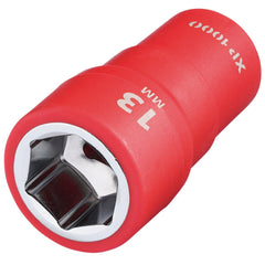 Draper Expert XP1000 VDE 13mm Socket 1/4" Drive Insulated 1000V Electric Safe  18819