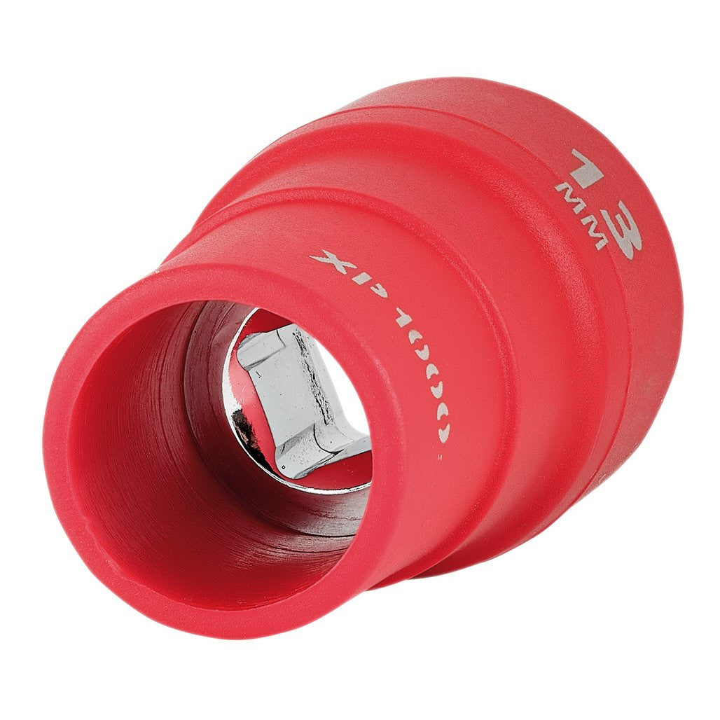 Draper Expert XP1000 VDE 13mm Socket 1/4" Drive Insulated 1000V Electric Safe  18819
