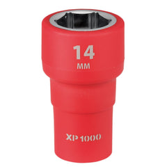 Draper XP1000® VDE Socket, 1/4" Sq. Dr., 14mm  18827