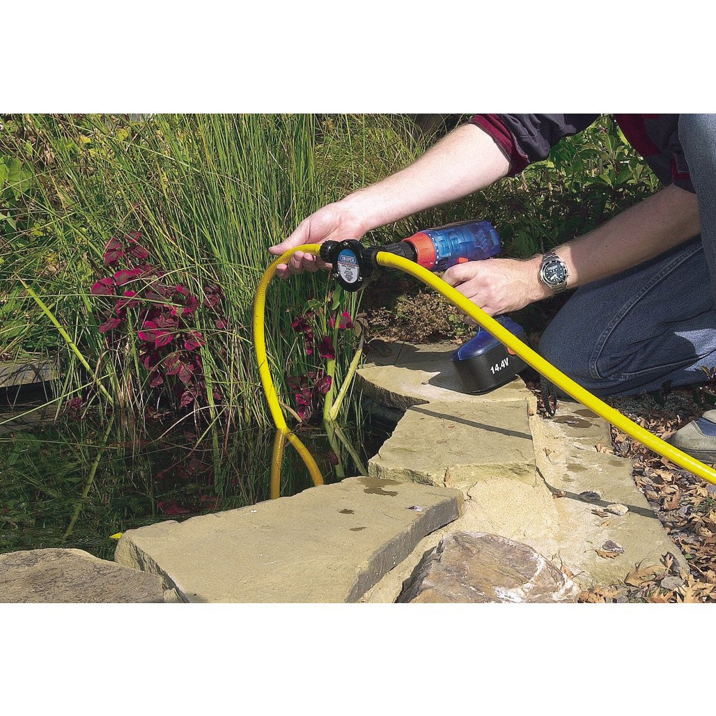 Draper Drill Powered Pump, 2 x 13mm Adaptors 18937