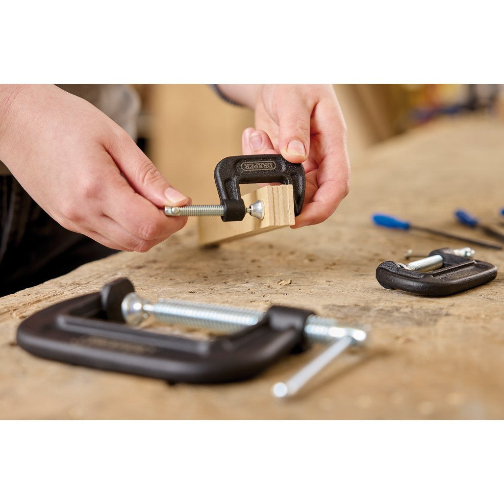 Draper Heavy Duty G-Clamp Set (3 Piece)  18989