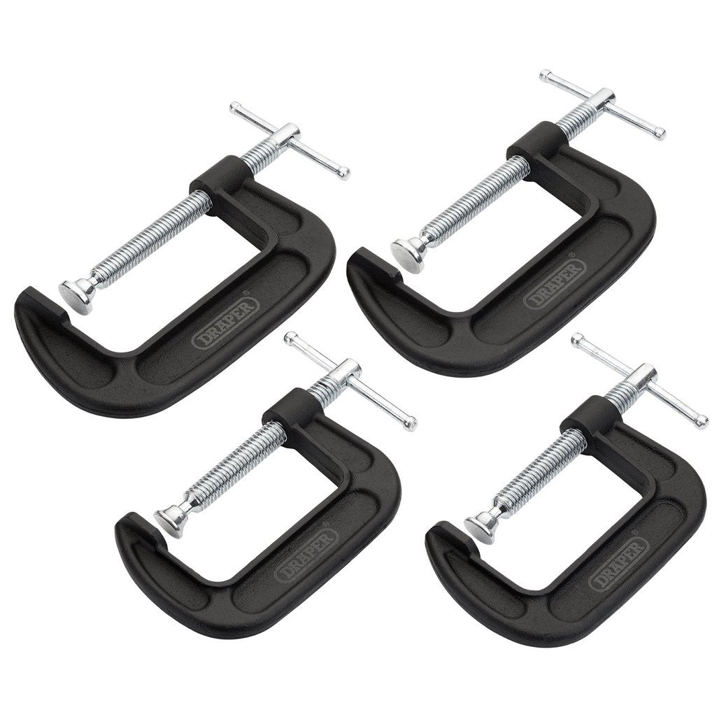 Draper Heavy Duty G-Clamp Set (4 Piece)  18992