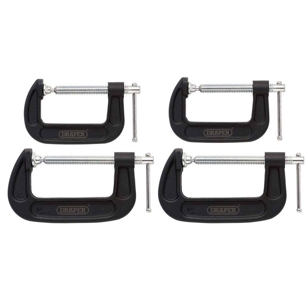 Draper Heavy Duty G-Clamp Set (4 Piece)  18992