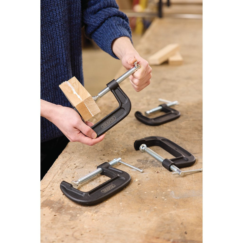 Draper Heavy Duty G-Clamp Set (4 Piece)  18992