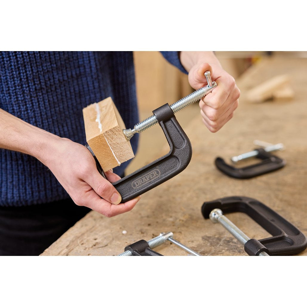 Draper Heavy Duty G-Clamp Set (4 Piece)  18992