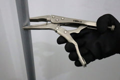 Hilka 9" (230mm) Long Nose Locking Curved Jaw Wrench 19150309