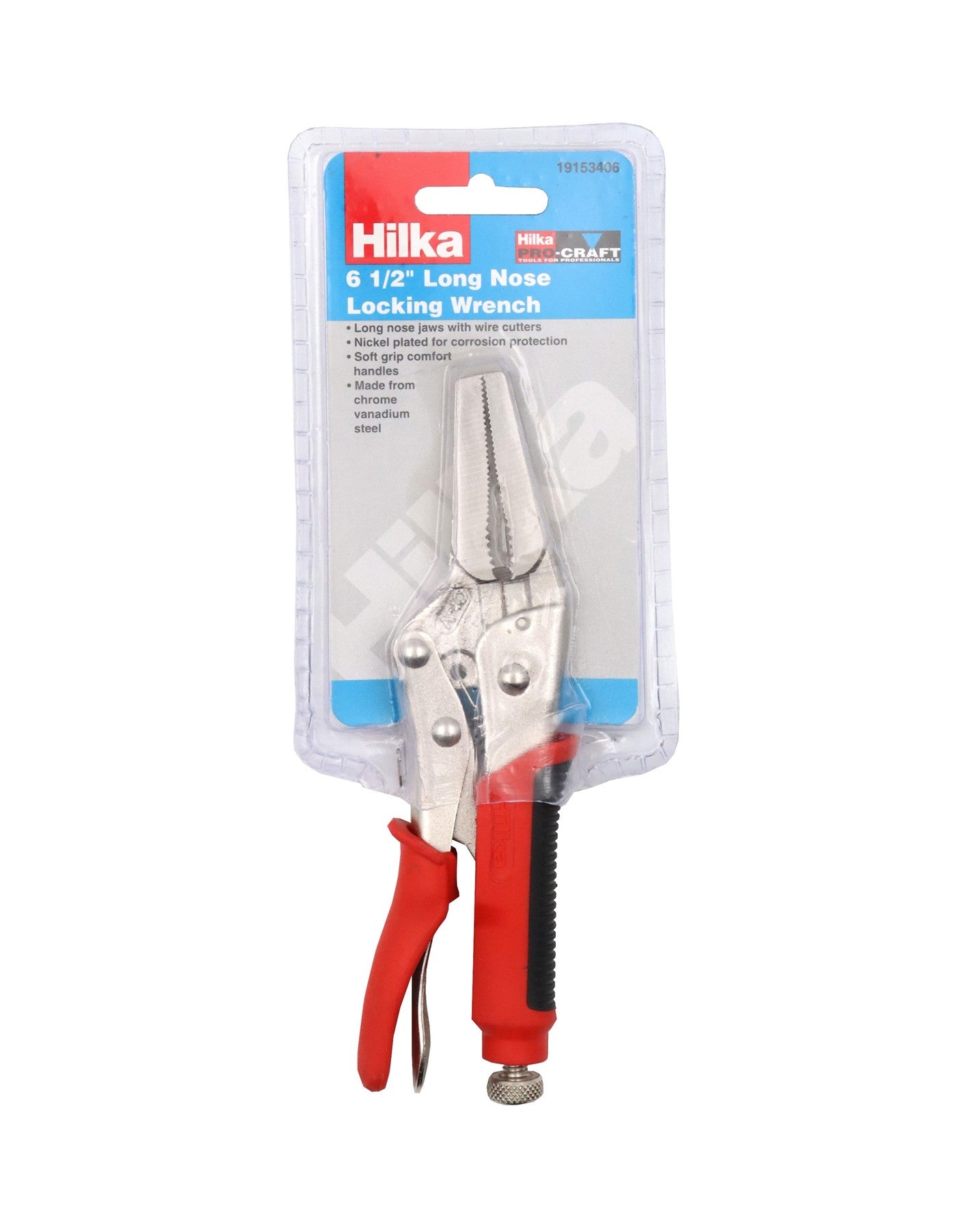 Hilka 6 1/2" (165mm) Long Nose Locking Wrench 19153406