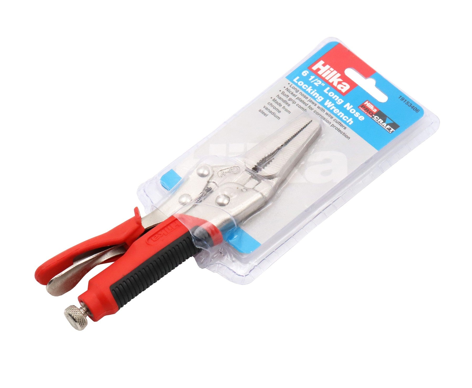 Hilka 6 1/2" (165mm) Long Nose Locking Wrench 19153406