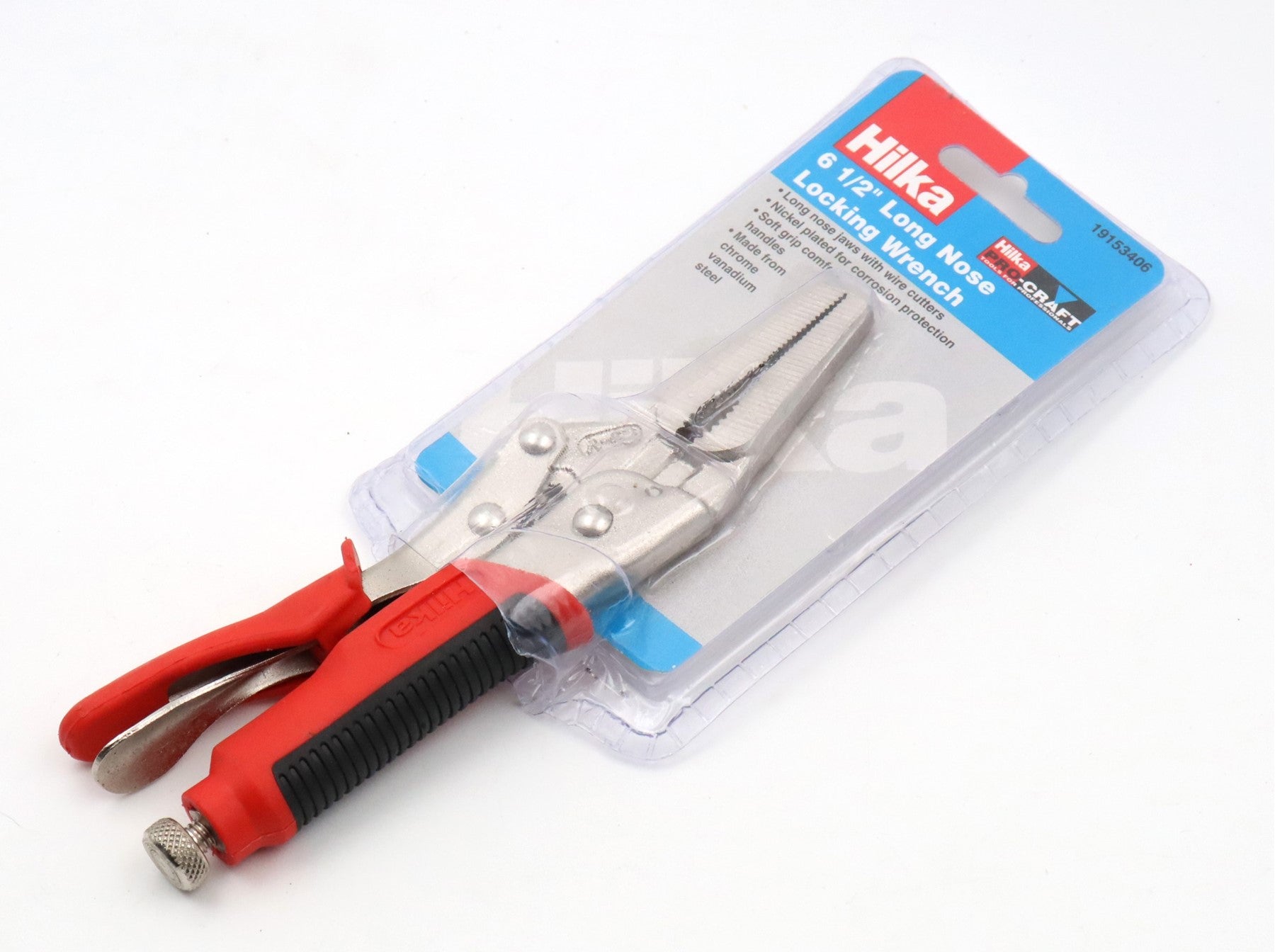 Hilka 6 1/2" (165mm) Long Nose Locking Wrench 19153406