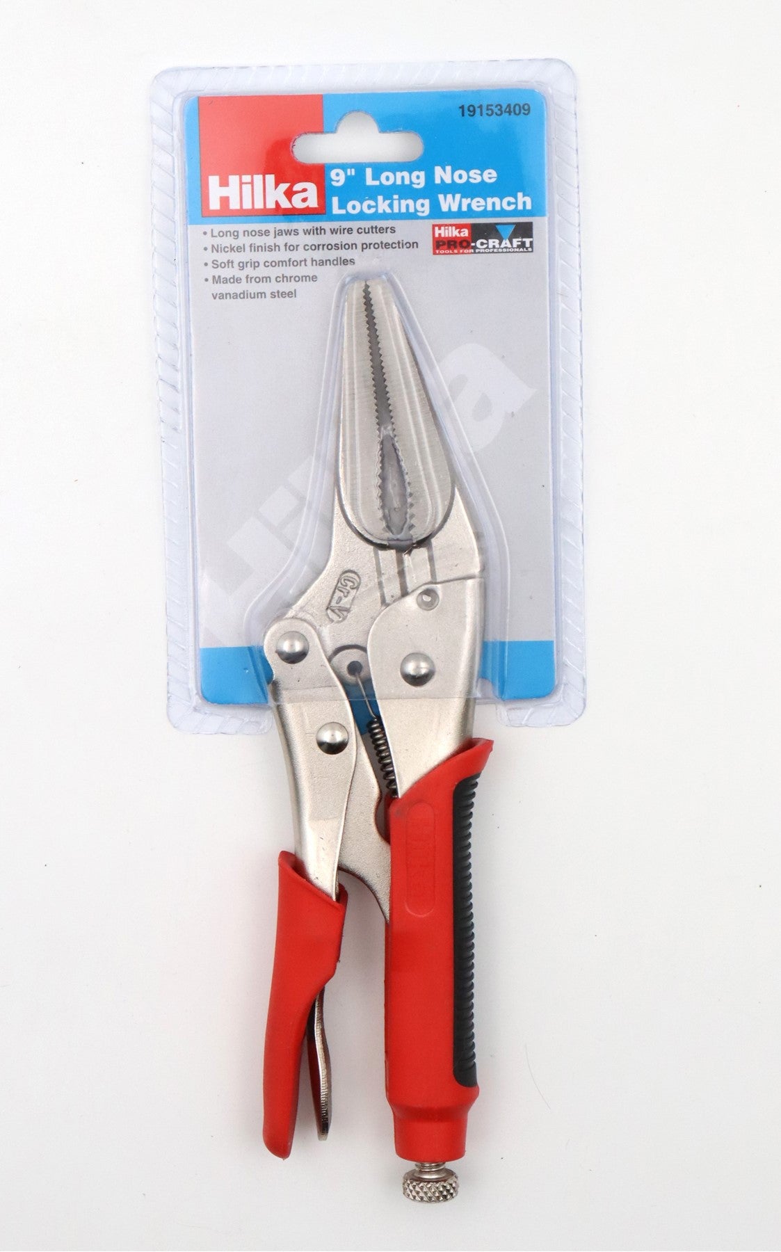 Hilka 9" (230mm) Long Nose Locking Wrench 19153409