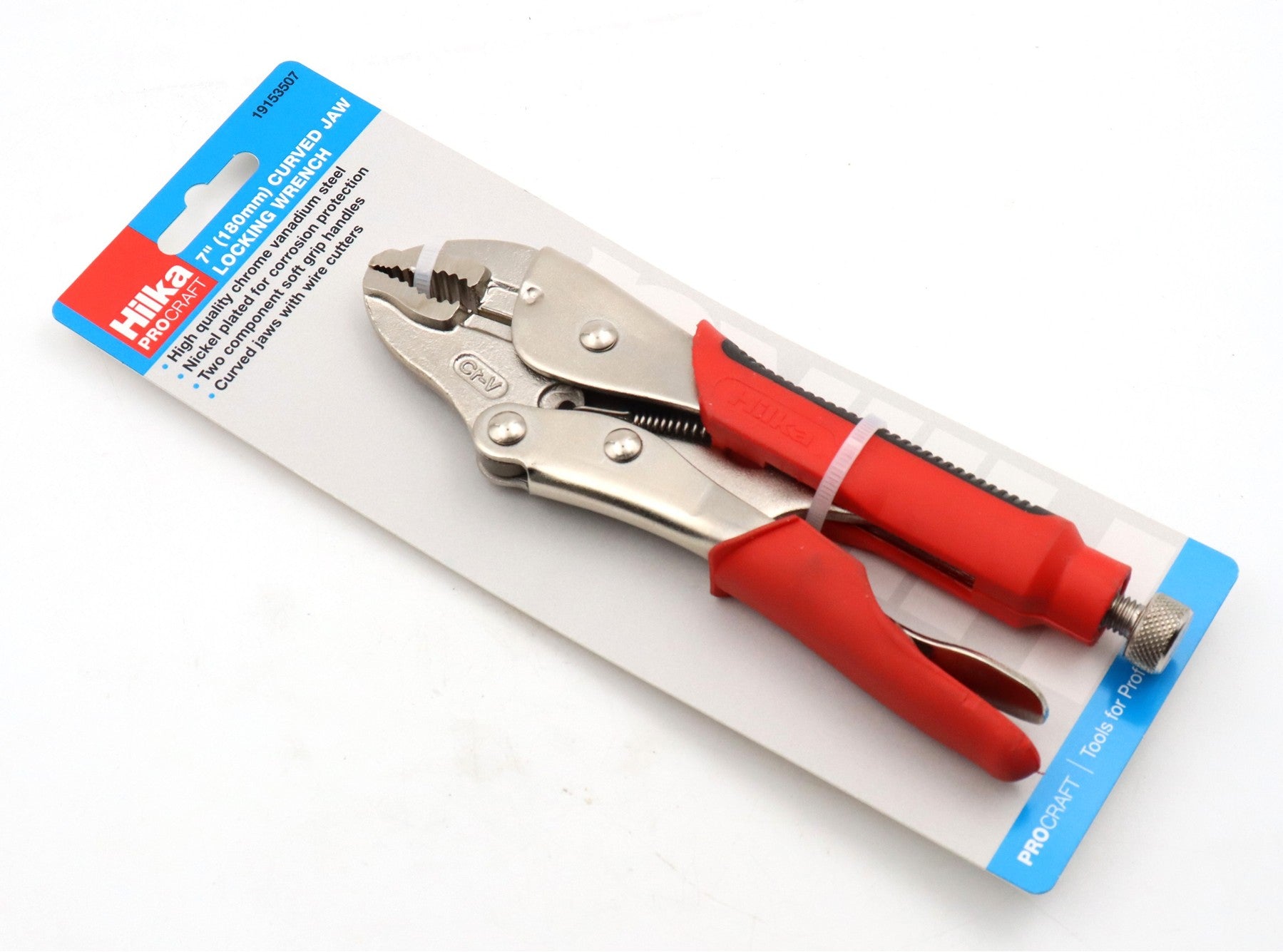Hilka 7" (180mm) Curved Jaw Locking Wrench 19153507
