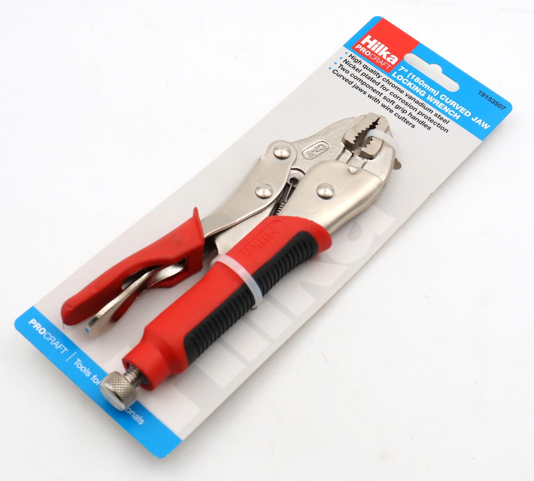 Hilka 7" (180mm) Curved Jaw Locking Wrench 19153507