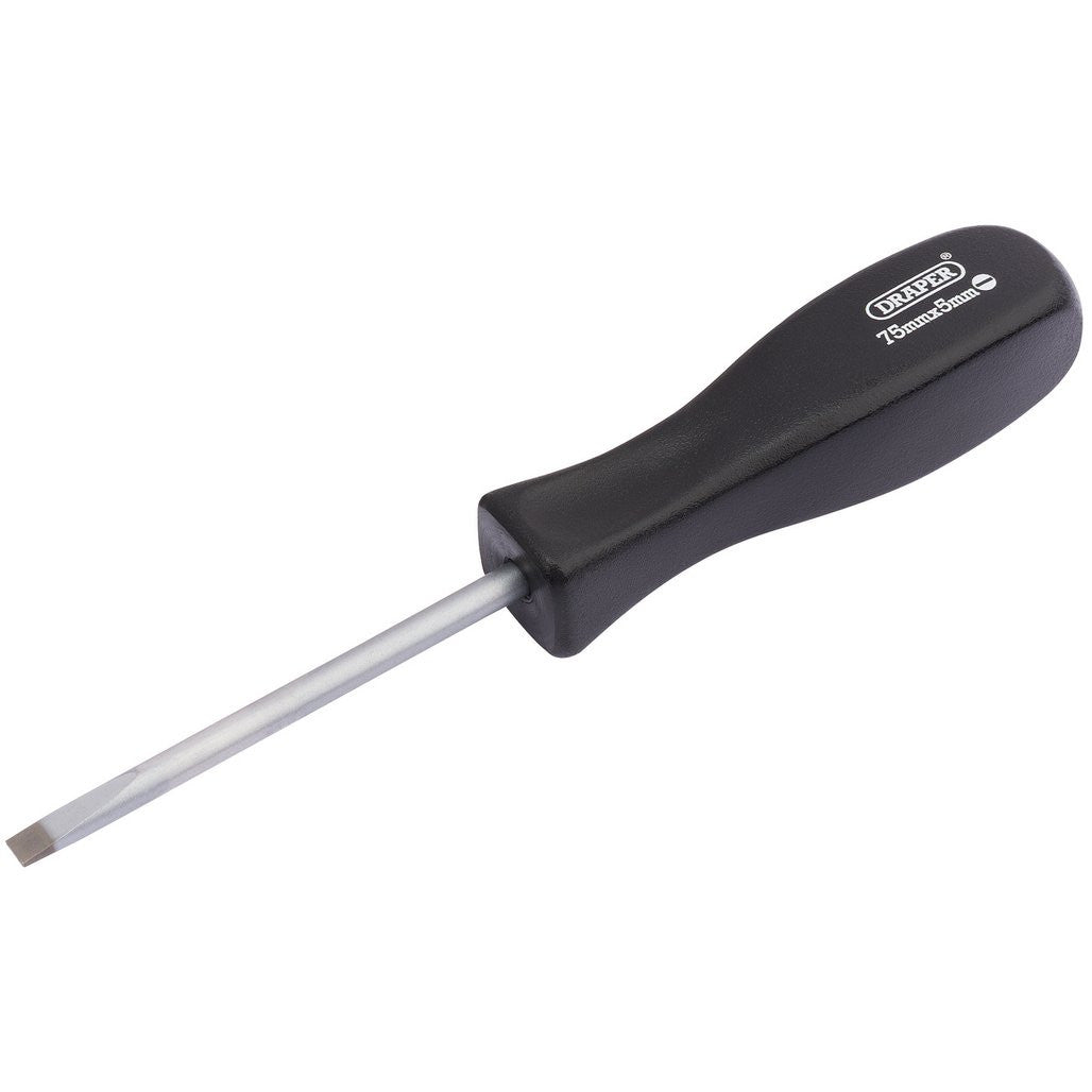 Draper Expert Plain Slot Mechanics Screwdriver, 5 x 75mm  19527