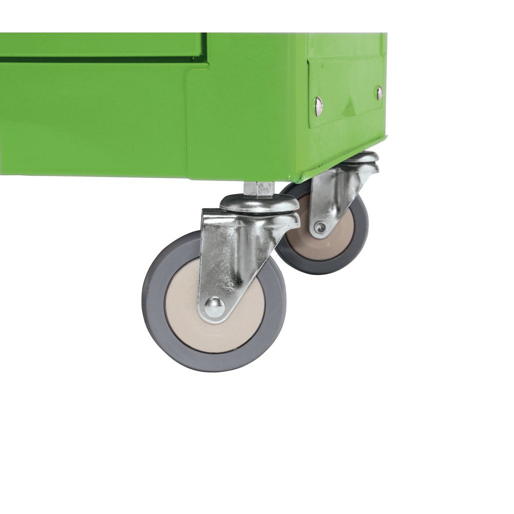 Draper Combined Roller Cabinet and Tool Chest, 6 Drawer, 24", Green