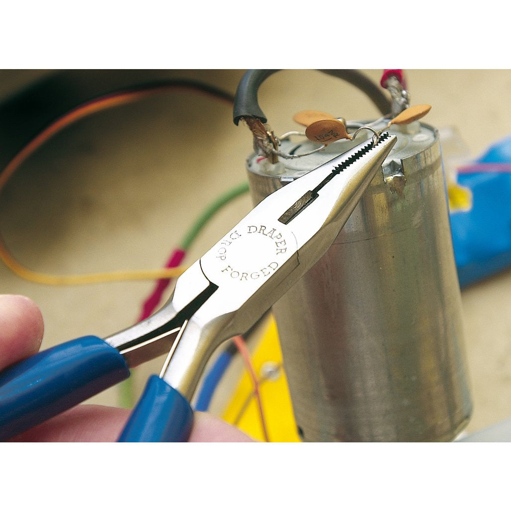 Draper Spring Loaded Long Nose Pliers, 115mm  19647