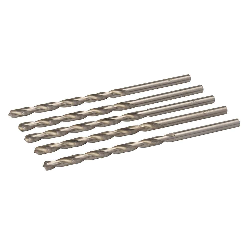 Silverline Metric HSS-R Long Series Bits 5pk 196496