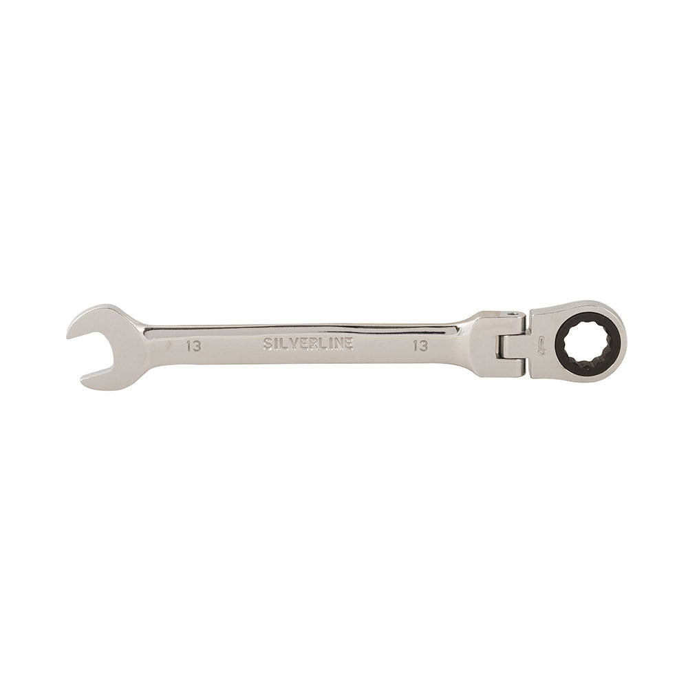 Silverline Flexible Head Ratchet Spanner 196573