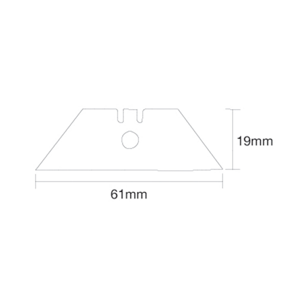 Silverline Centre Hole Utility Blades 10pk 196587