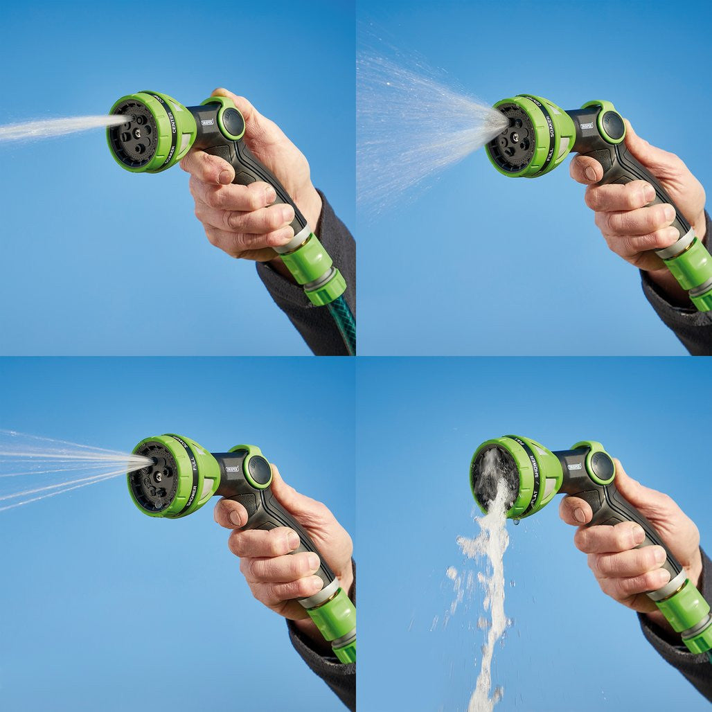 Draper 8 Pattern Spray Gun with Thumb Control  19722