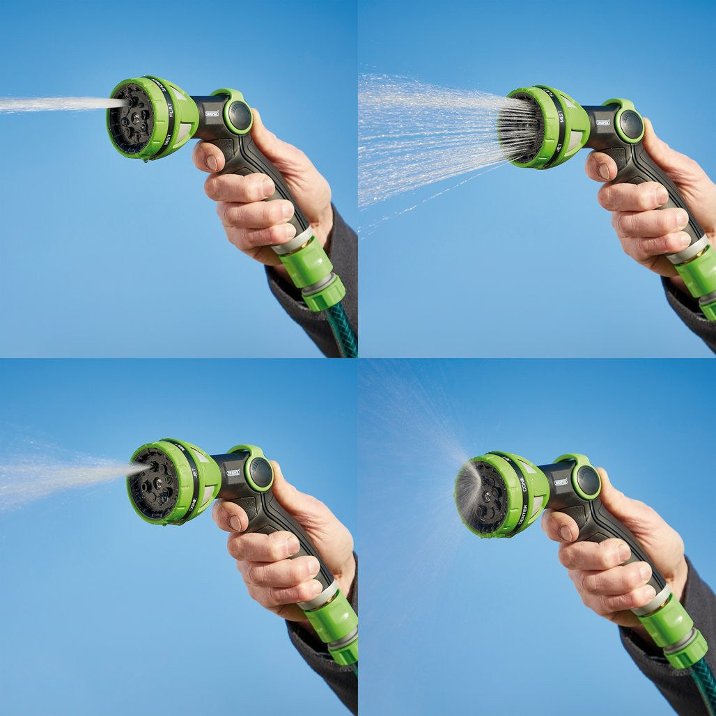 Draper 8 Pattern Spray Gun with Thumb Control  19722