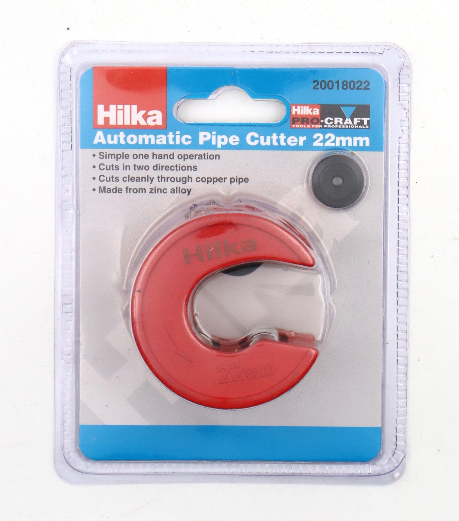 Hilka 22mm Automatic Pipe Cutter 20018022