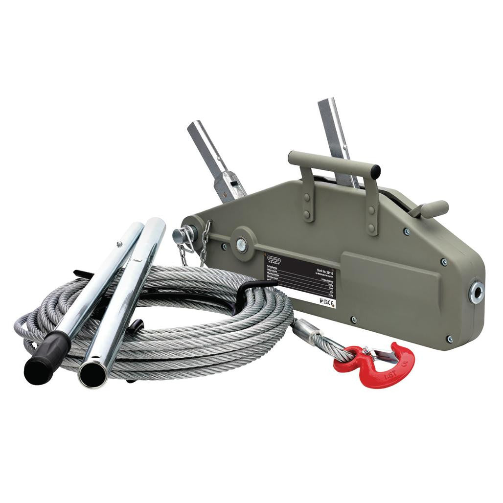 Draper Expert Wire Rope Puller, 1600kg 20115