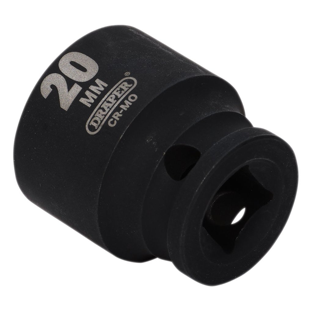 Draper Hi-TORQ® Impact Socket, 3/8" Sq. Dr., 20mm  20168