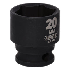 Draper Hi-TORQ® Impact Socket, 3/8" Sq. Dr., 20mm  20168