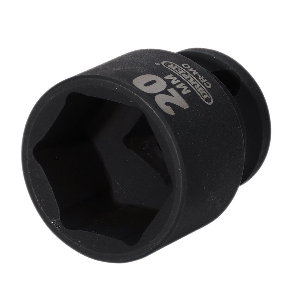 Draper Hi-TORQ® Impact Socket, 3/8" Sq. Dr., 20mm  20168