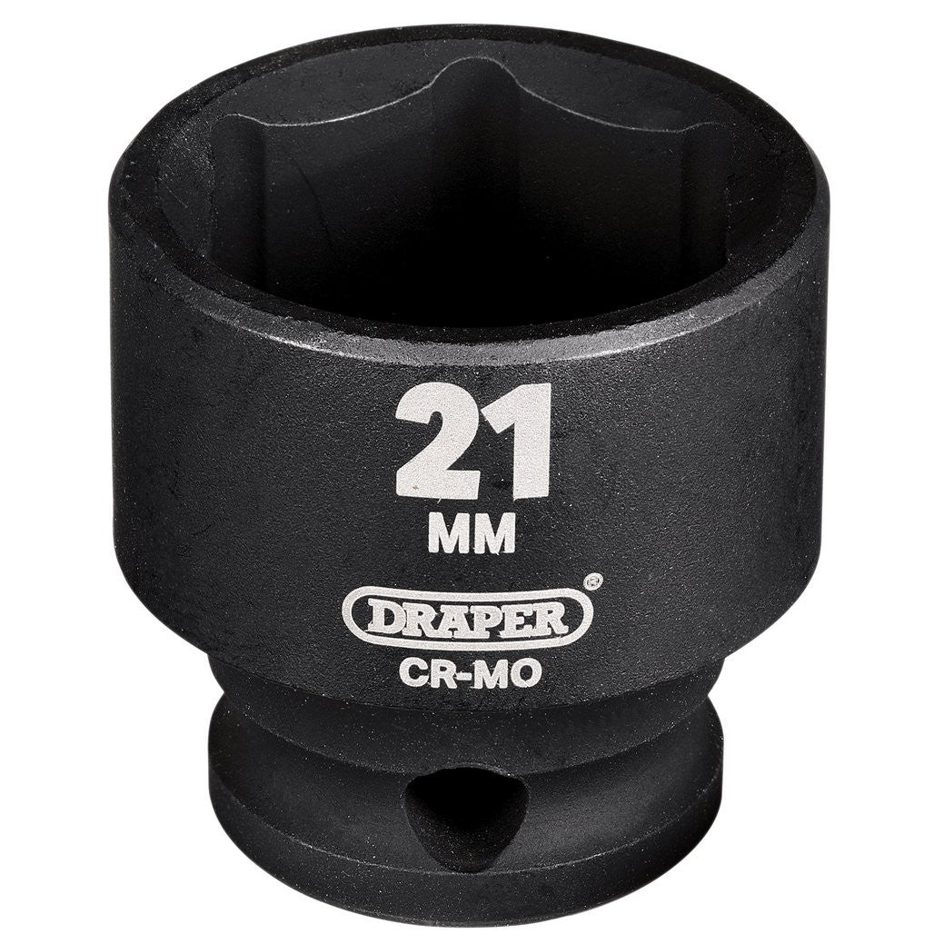 Draper HI-TORQ® Metric Impact Socket, 3/8" Sq. Dr., 21mm   20169