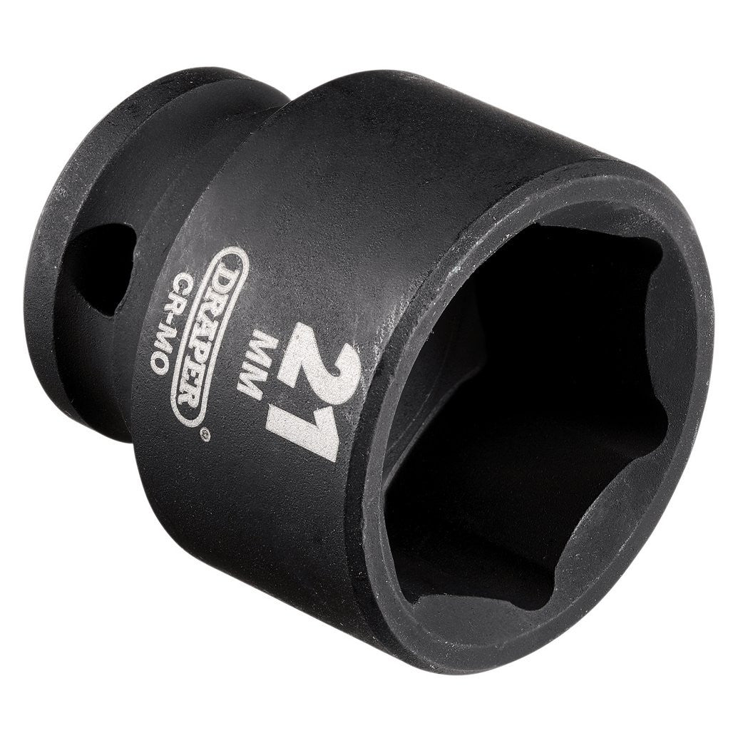 Draper HI-TORQ® Metric Impact Socket, 3/8" Sq. Dr., 21mm   20169