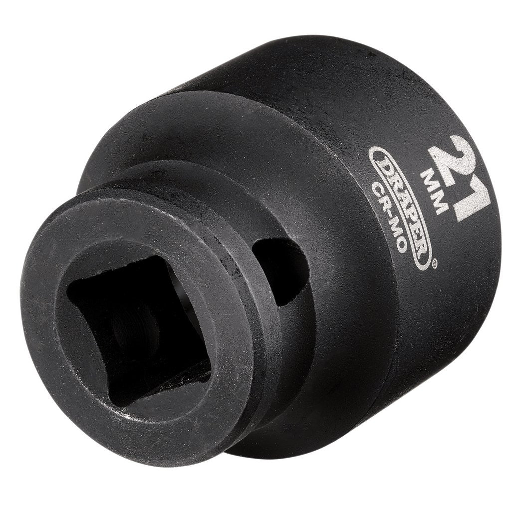 Draper HI-TORQ® Metric Impact Socket, 3/8" Sq. Dr., 21mm   20169