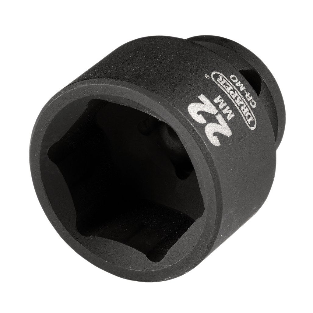 Draper HI-TORQ® Metric Impact Socket, 3/8" Sq. Dr., 22mm   20171