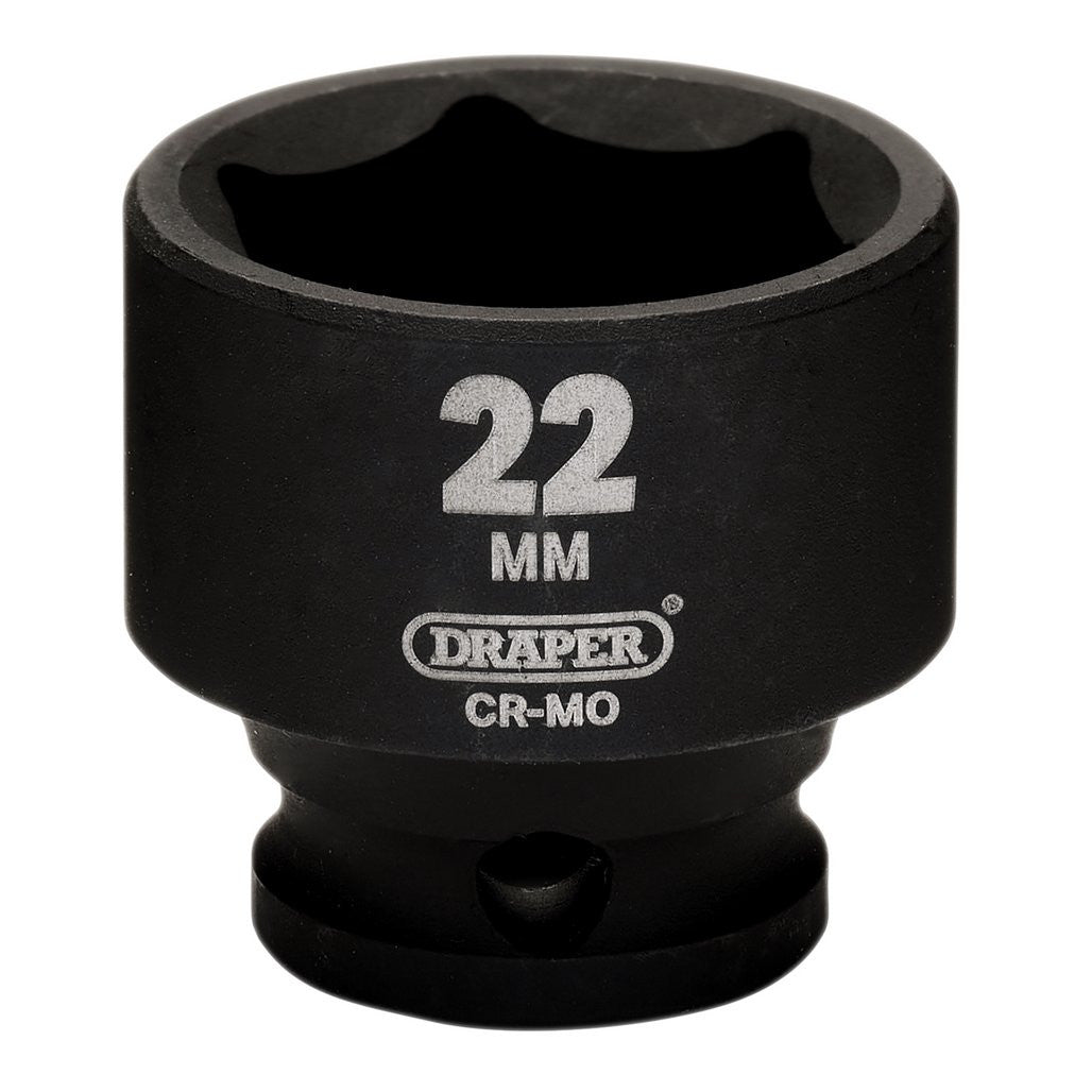 Draper HI-TORQ® Metric Impact Socket, 3/8" Sq. Dr., 22mm   20171