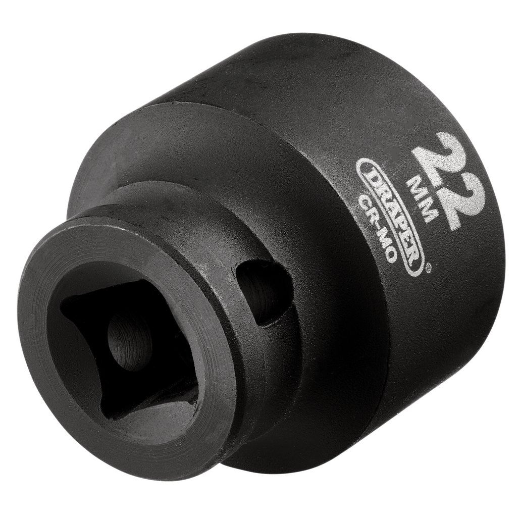 Draper HI-TORQ® Metric Impact Socket, 3/8" Sq. Dr., 22mm   20171