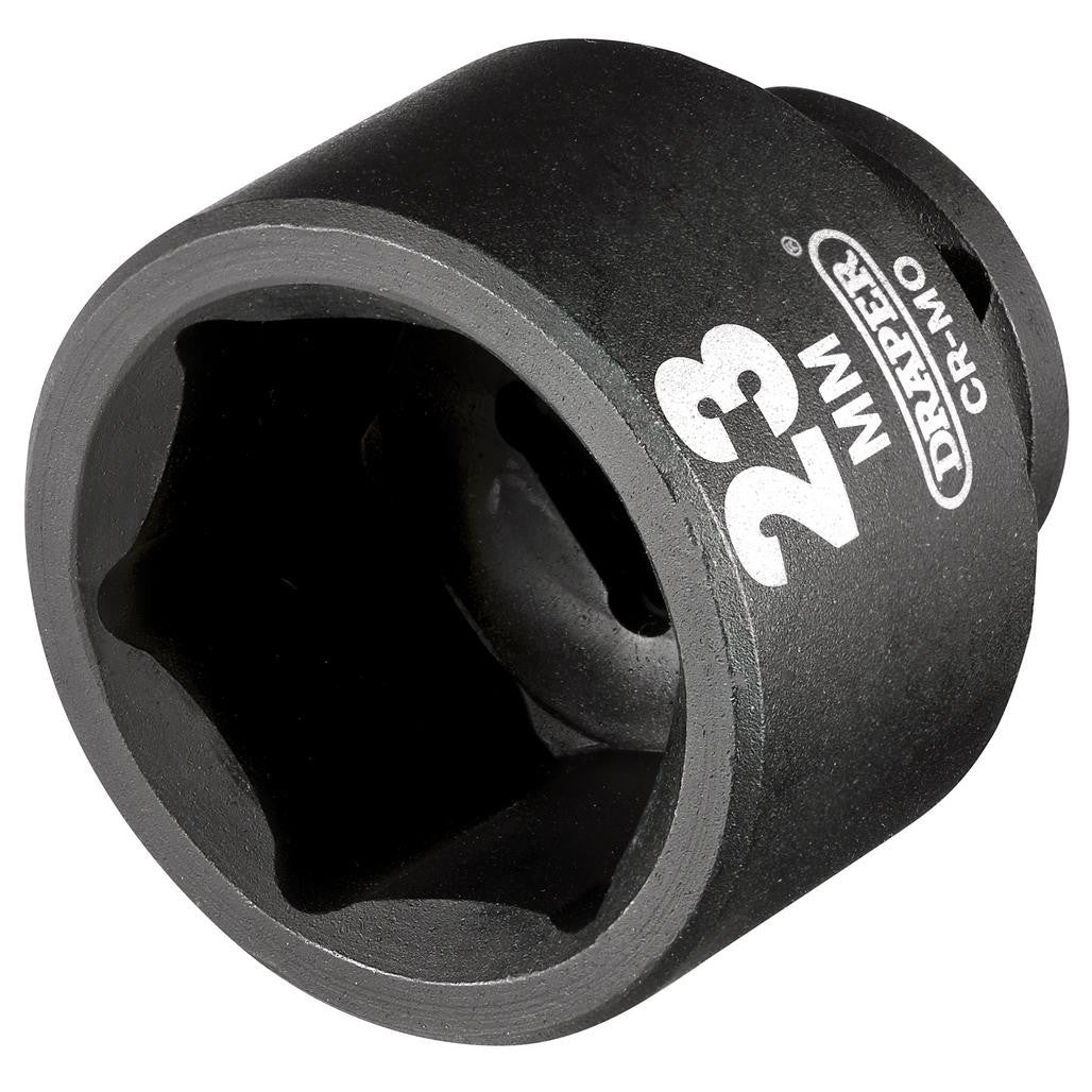 Draper Hi-TORQ® Impact Socket, 3/8" Sq. Dr., 23mm  20172