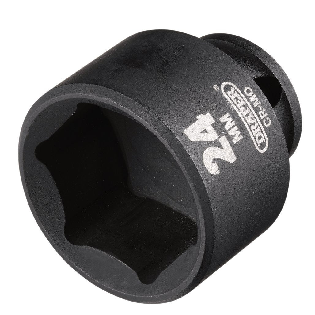 Draper HI-TORQ® Metric Impact Socket, 3/8" Sq. Dr., 24mm   20175