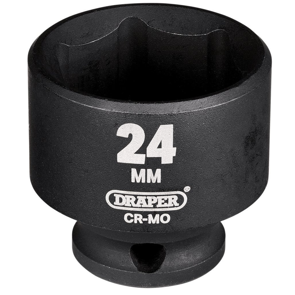 Draper HI-TORQ® Metric Impact Socket, 3/8" Sq. Dr., 24mm   20175
