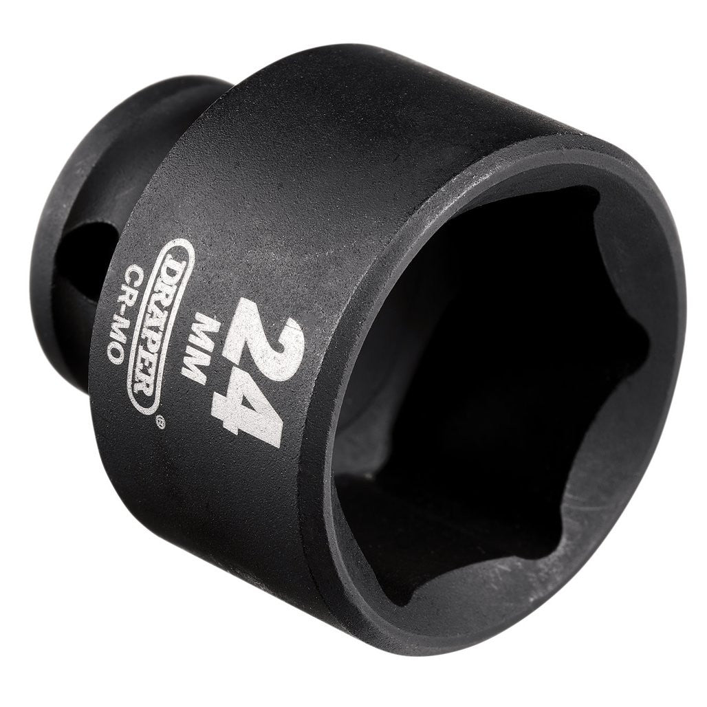 Draper HI-TORQ® Metric Impact Socket, 3/8" Sq. Dr., 24mm   20175