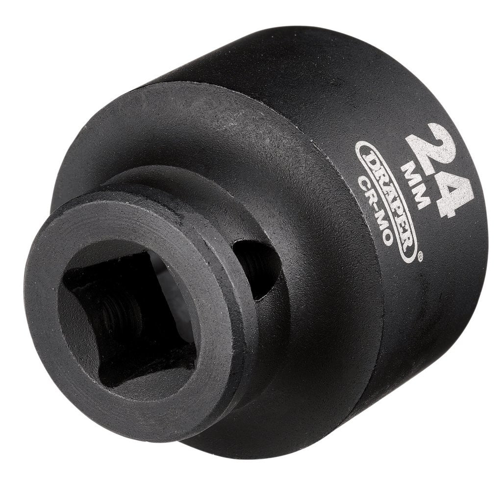 Draper HI-TORQ® Metric Impact Socket, 3/8" Sq. Dr., 24mm   20175