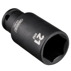 Draper HI-TORQ® Metric Deep Impact Socket, 3/8" Sq. Dr., 21mm   20177