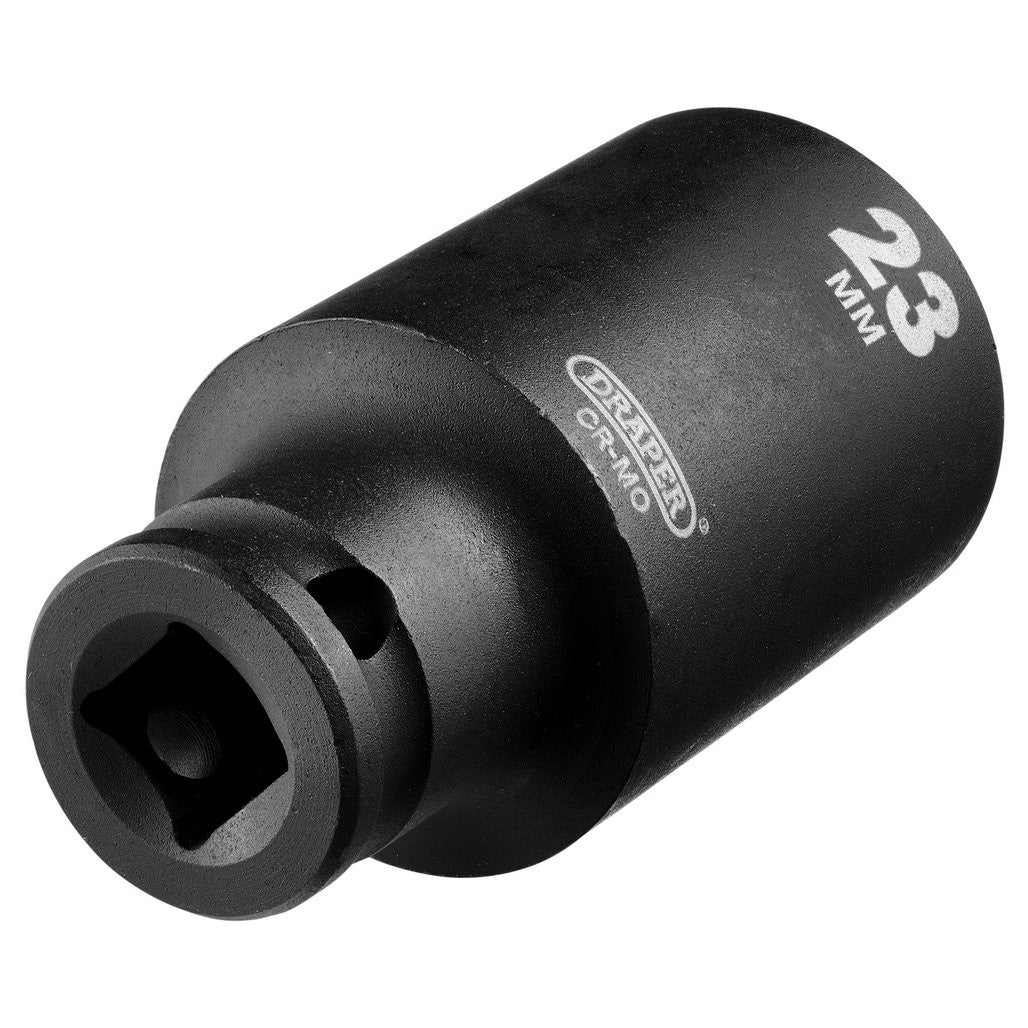 Draper HI-TORQ® Metric Deep Impact Socket, 3/8" Sq. Dr., 23mm   20181