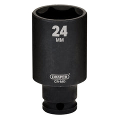 Draper HI-TORQ® Metric Deep Impact Socket, 3/8" Sq. Dr., 24mm   20182