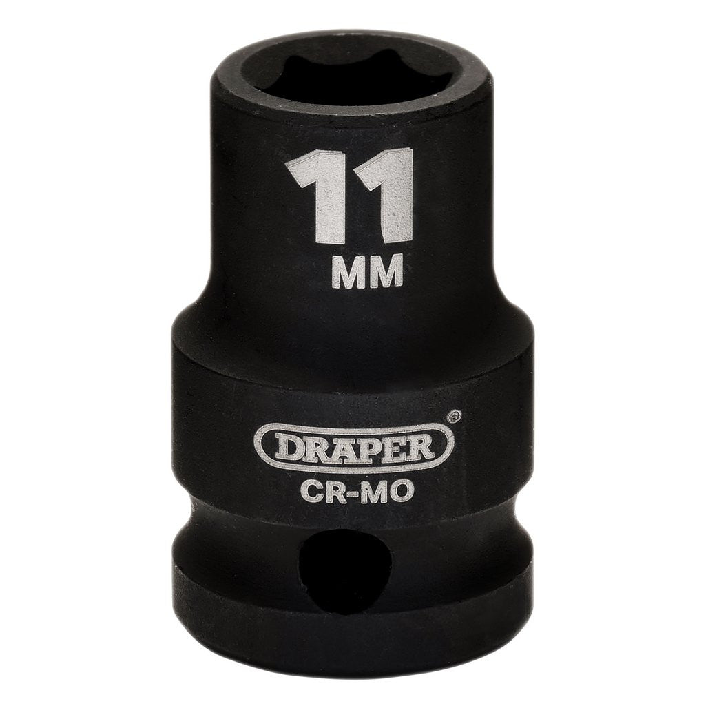Draper HI-TORQ® Metric Impact Socket, 1/2" Sq. Dr., 11mm   20183