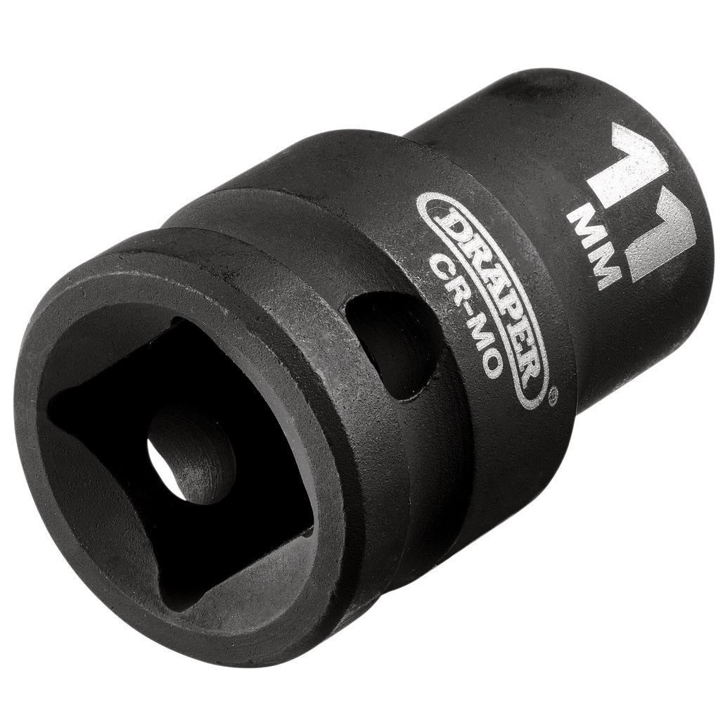 Draper HI-TORQ® Metric Impact Socket, 1/2" Sq. Dr., 11mm   20183