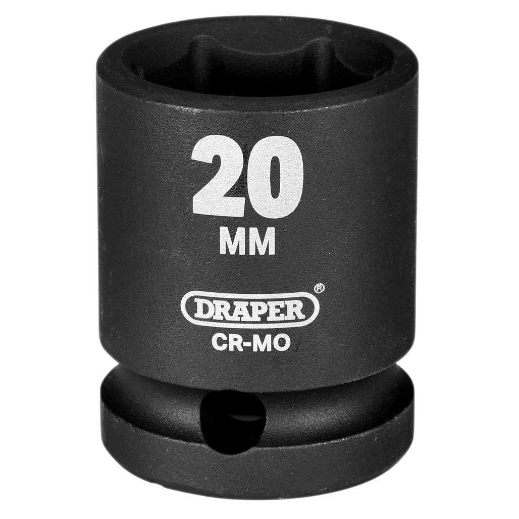 Draper Hi-TORQ® Impact Socket, 1/2" Sq. Dr., 20mm  20184