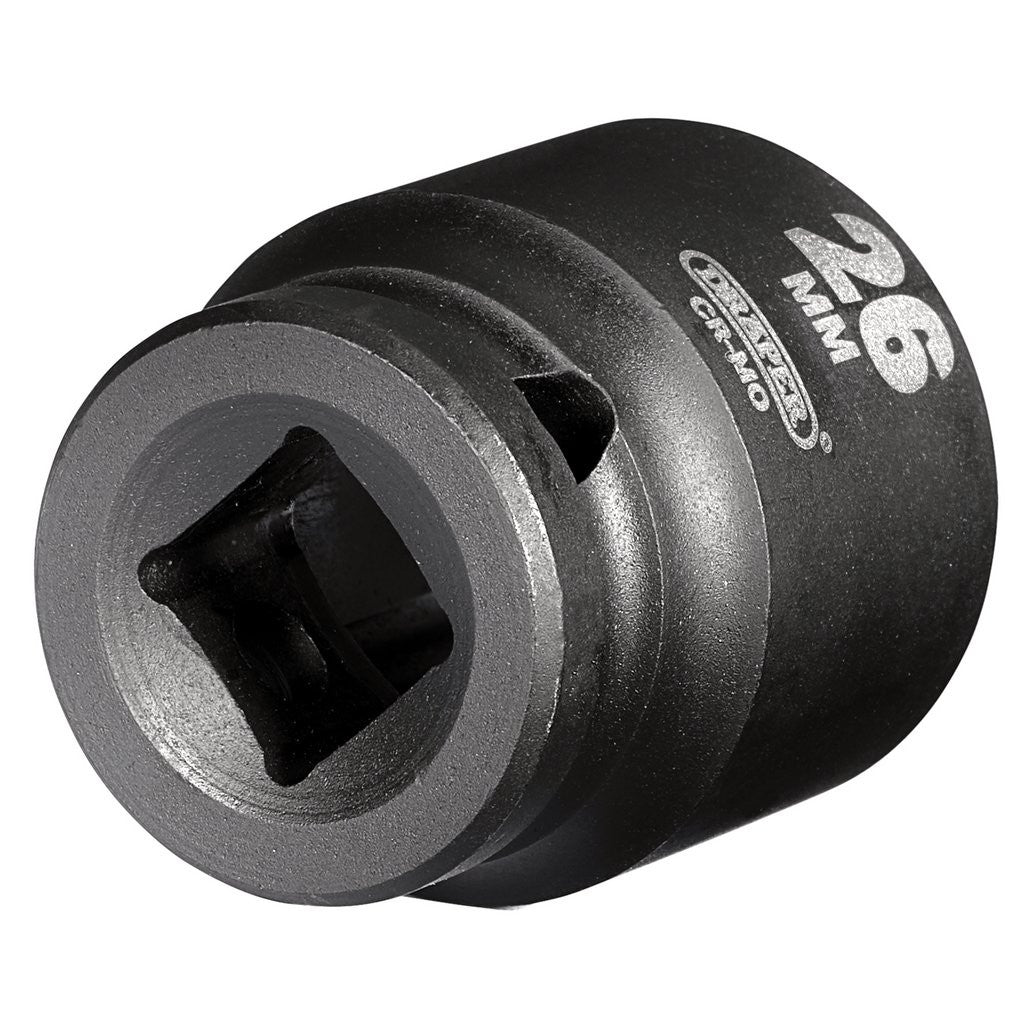 Draper Hi-TORQ® Impact Socket, 1/2" Sq. Dr., 26mm  20188