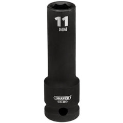 Draper Hi-TORQ® Deep Impact Socket, 1/2" Sq. Dr., 11mm  20190
