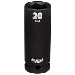 Draper Hi-TORQ® Deep Impact Socket, 1/2" Sq. Dr., 20mm  20191