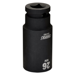 Draper HI-TORQ® Metric Deep Impact Socket, 1/2" Sq. Dr., 26mm   20193